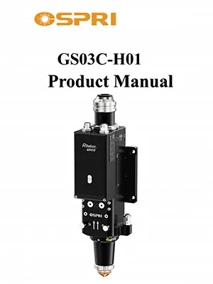 Testa di taglio laser a fibra 3 kW (messa a fuoco automatica)