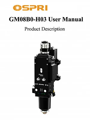 Testa di taglio laser a fibra da 8 kW (messa a fuoco automatica)