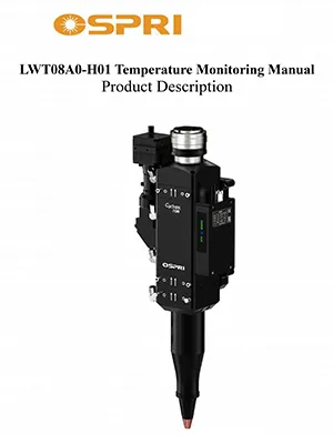 Testa di saldatura laser da 8kW con monitoraggio della temperatura