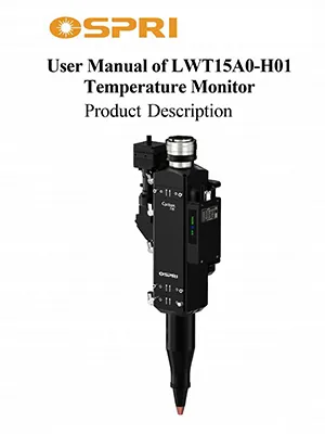 Testa di saldatura laser da 15 kW con monitoraggio della temperatura