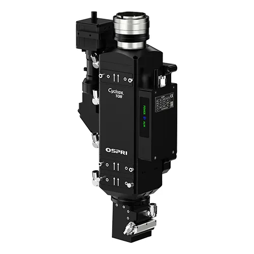 Testa di saldatura laser con monitoraggio della temperatura