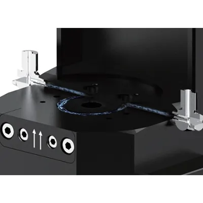 Ingresso in fibra QBH raffreddato ad acqua per un funzionamento costante