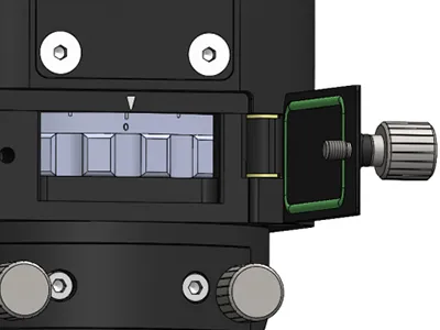 Controllo rotativo della messa a fuoco per una regolazione precisa