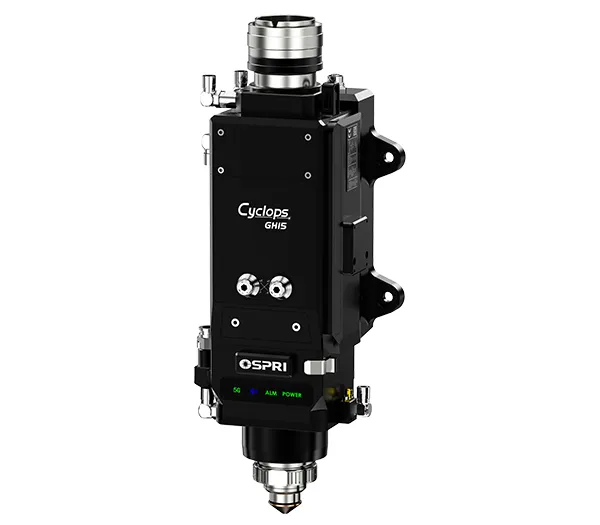 Testa di taglio laser a fibra da 15 kW con smusso