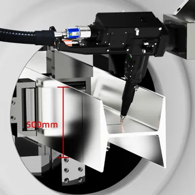 Portata estesa per profili complessi