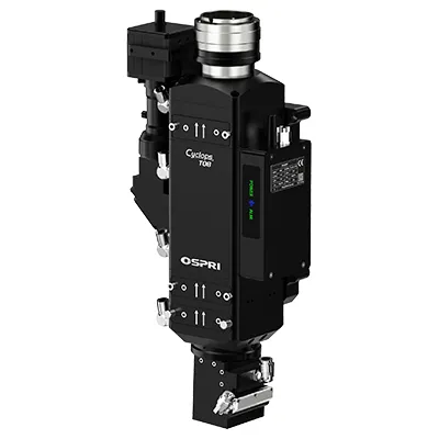 Testa di saldatura laser con monitoraggio della temperatura