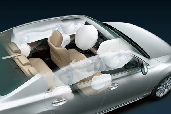 Teste di saldatura laser per airbag