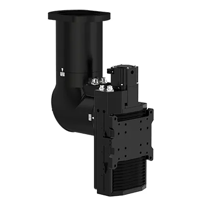 Asse rotante per testa di taglio laser a fibra