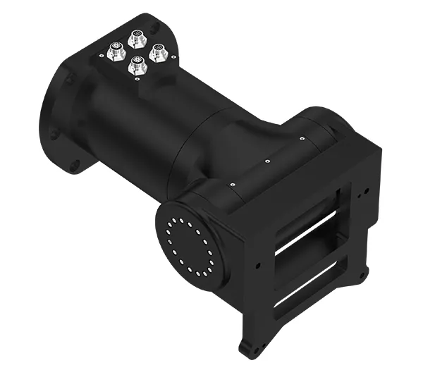 Asse rotante per testa di taglio laser obliquo